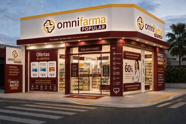 Fachada Omnifarma Popular