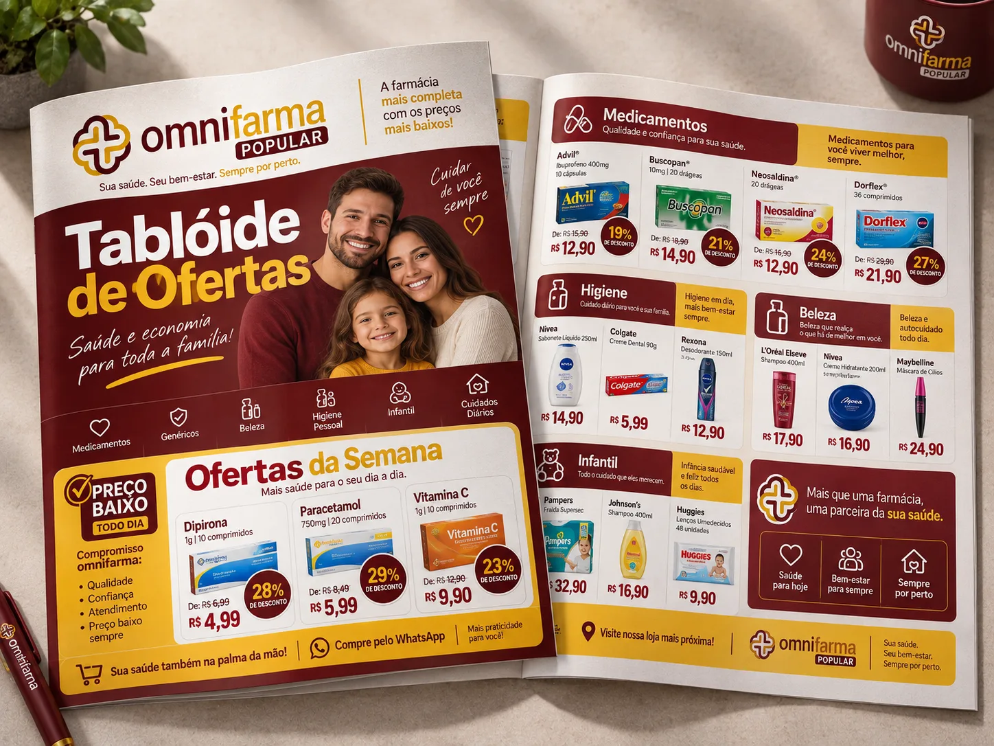 Tabloide de ofertas Omnifarma Popular